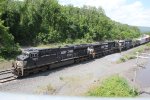 NS 3655 leading a train into Enola